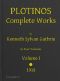 [Gutenberg 42930] • Plotinos: Complete Works, v. 1 / In Chronological Order, Grouped in Four Periods